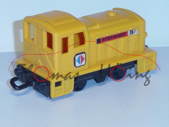 Shunter PSI Loco, chromgelb, SPEEDPORT 357, Matchbox