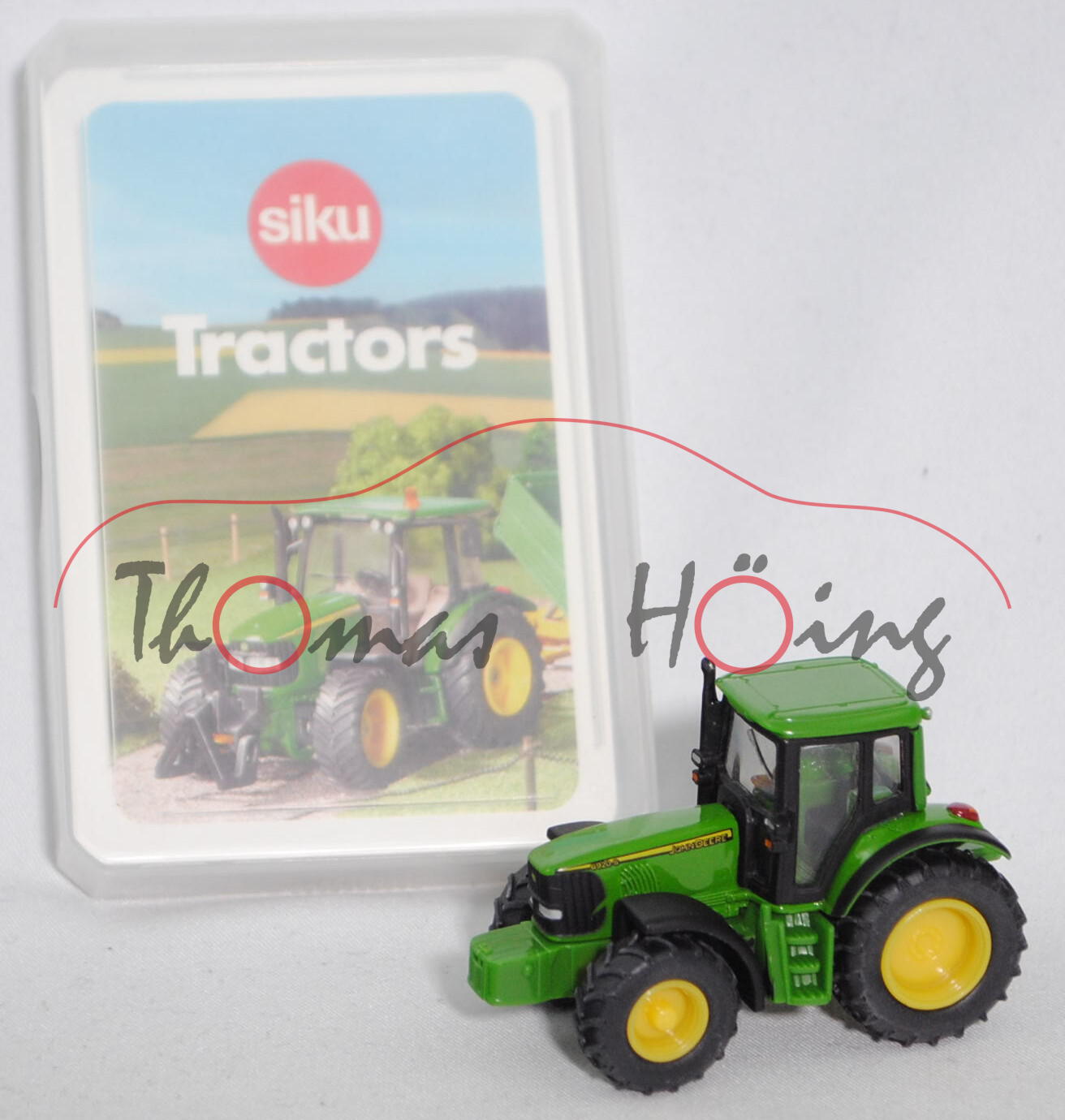 00600 GB Tractors Quartett mit John Deere 6920 S (Mod. 2001-2006), grün, SIKU SUPER / TOPP ASS, P28b