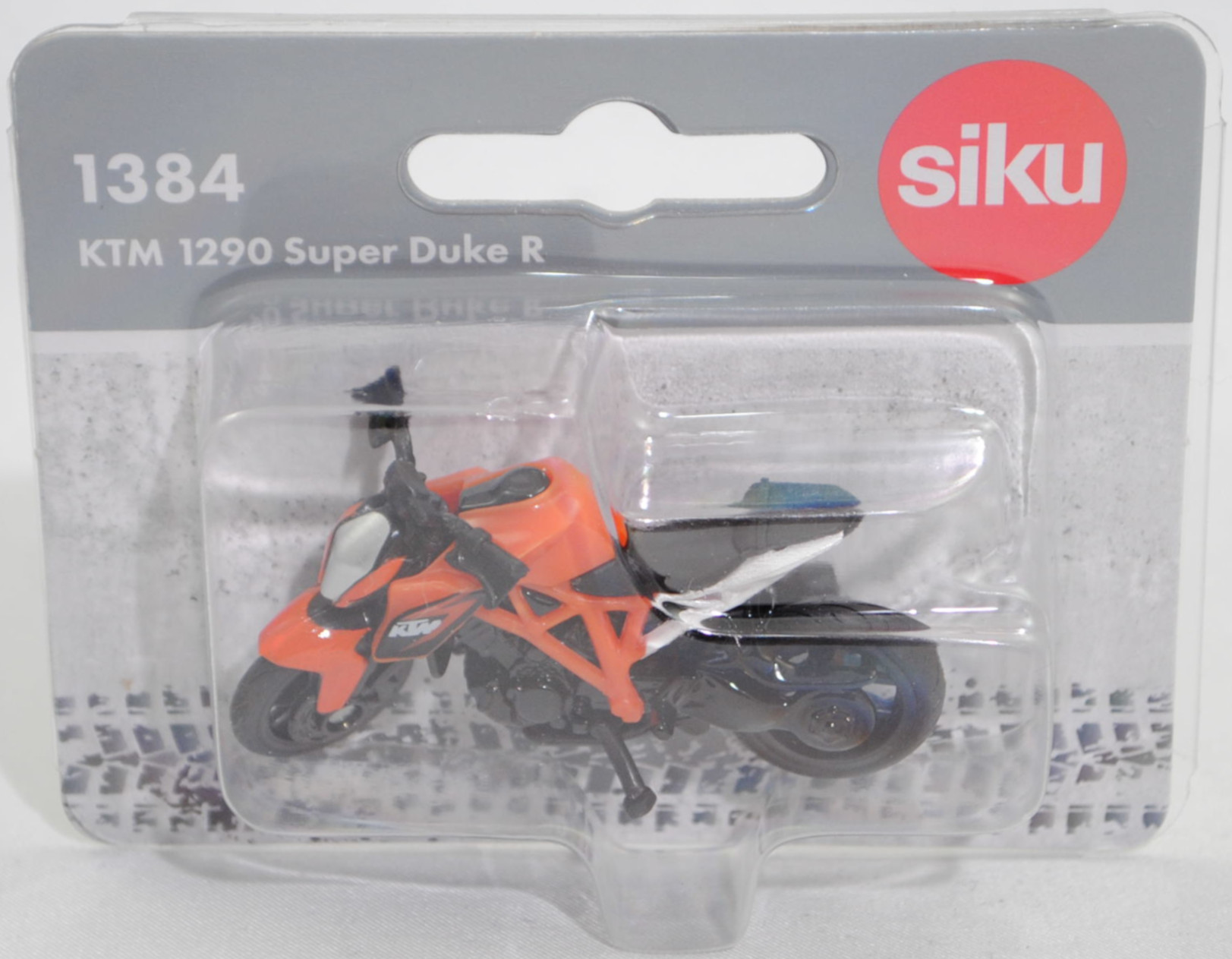 00000 KTM 1290 Super Duke R (1. Generation, Baureihe 1290 Super Duke R, Modell 2013-2016), reinorange/schwarz/reinweiß, SIKU SUPER, 1:35, P29f