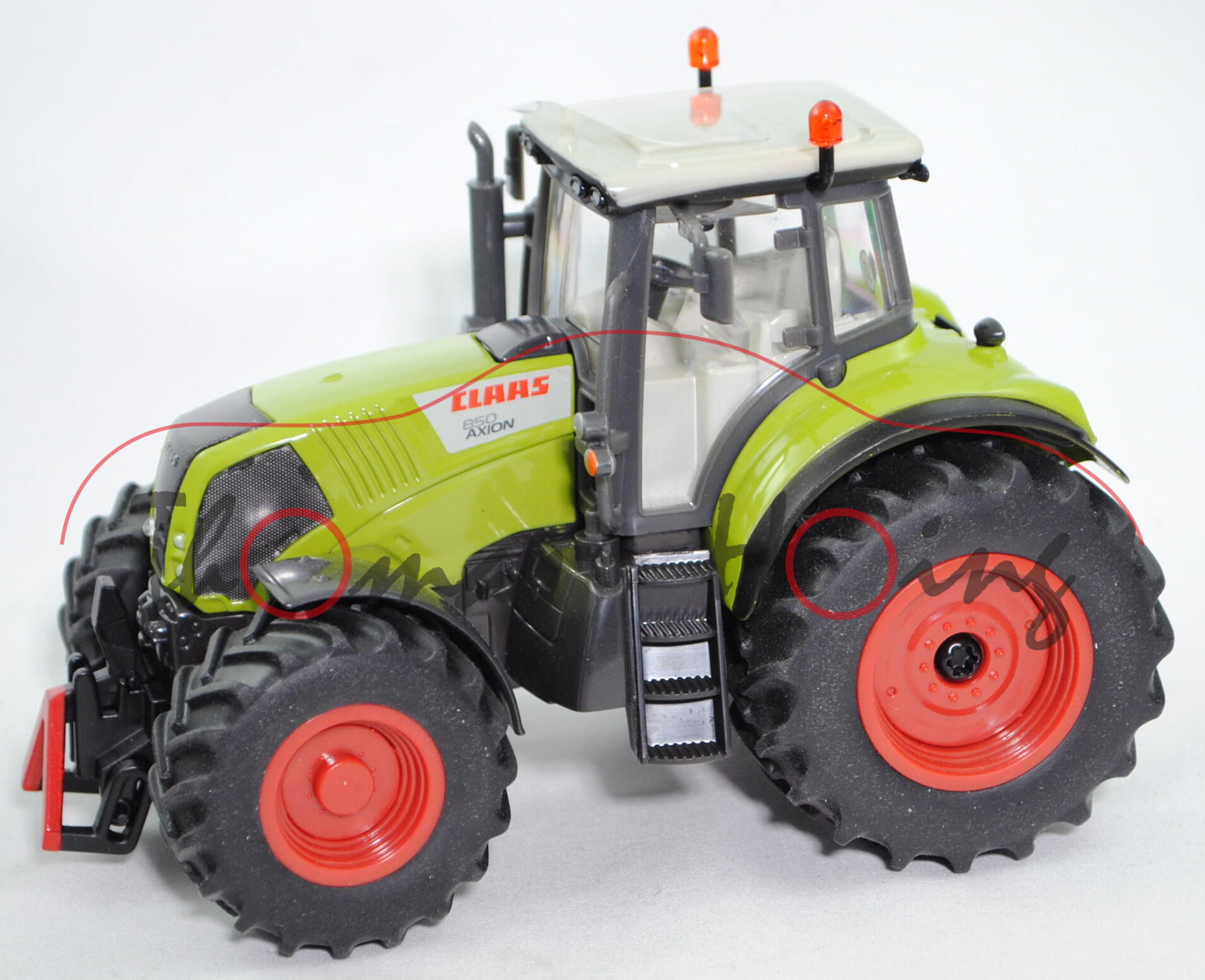 00000 Claas Axion 850 Set mit Fernsteuerung, claasgrün/grau, SIKU Control Funk-Technologie, L17mpK